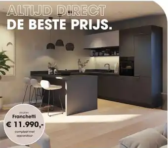 Superkeukens keuken Franchetti aanbieding