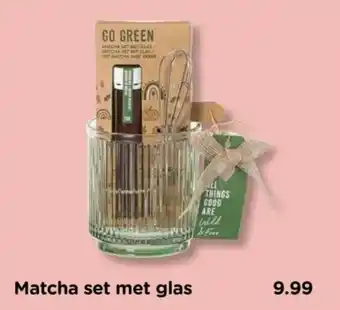 Xenos Matcha set met glas aanbieding