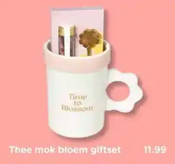 Xenos Thee mok bloem giftset aanbieding