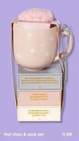 Xenos Hot choc & sock set aanbieding