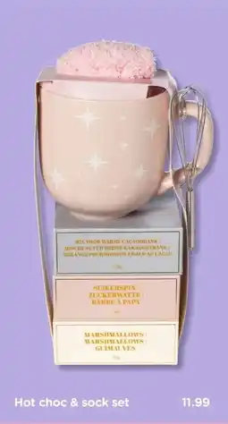 Xenos Hot choc & sock set aanbieding