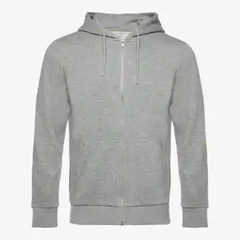 Scapino Produkt heren sweatvest grijs aanbieding