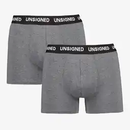 Scapino Unsigned heren boxershorts 2-pack aanbieding