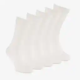 Scapino 5 paar Osaga sportsokken wit aanbieding