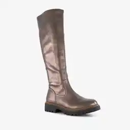 Scapino Blue Box hoge dames laarzen brons aanbieding