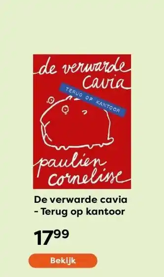 The Read Shop De verwarde cavia - Terug op kantoor aanbieding