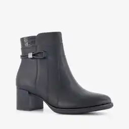 Scapino Softline dames enkellaarsjes met H leest zwart aanbieding