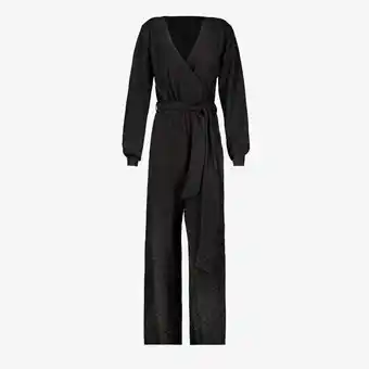 Scapino TwoDay dames jumpsuit met glitters zwart aanbieding