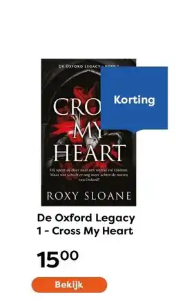 The Read Shop De Oxford Legacy 1 - Cross My Heart aanbieding