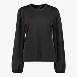 Scapino TwoDay dames party top zwart zilver aanbieding