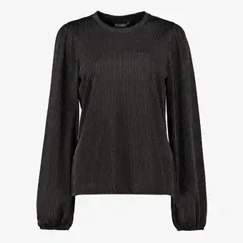 Scapino TwoDay dames party top zwart zilver aanbieding