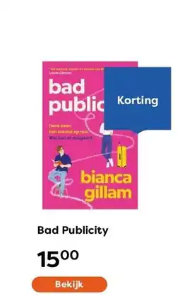 The Read Shop Bad Publicity aanbieding