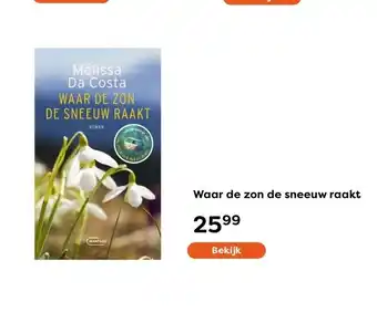 The Read Shop Waar de zon de sneeuw raakt aanbieding