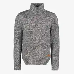 Scapino Unsigned gebreide heren coltrui grijs aanbieding