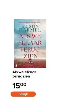 The Read Shop Als we elkaar terugzien aanbieding