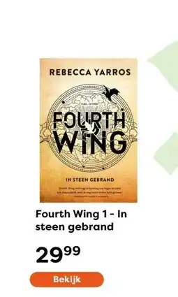 The Read Shop Fourth Wing 1 - In steen gebrand aanbieding