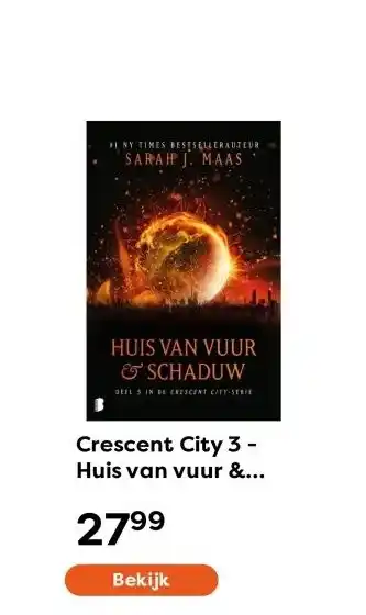 The Read Shop Crescent City 3 - Huis van vuur & schaduw aanbieding