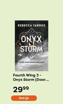 The Read Shop Fourth Wing 3 - Onyx Storm (Door Duisternis Gesmeed) aanbieding