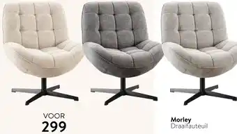 Profijt Meubel Morley Draaifauteuil aanbieding