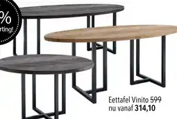 Pronto wonen Eettafel Vinito aanbieding