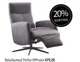 Pronto wonen Relaxfauteuil Perfini aanbieding