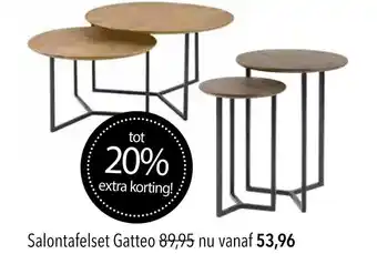 Pronto wonen Salontafelset Gatteo aanbieding