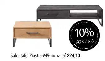 Pronto wonen Salontafel Piastra aanbieding