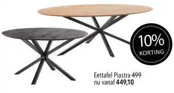 Pronto wonen Eettafel Piastra aanbieding