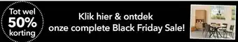 Pronto wonen Klik hier & ontdek onze complete Black Friday Sale! aanbieding