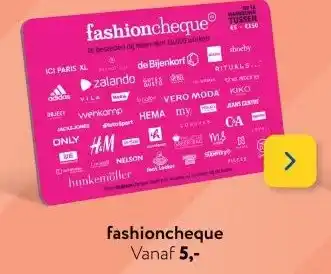 Primera fashioncheque aanbieding