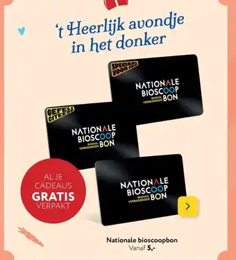 Primera Nationale bioscoopbon aanbieding