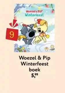 Primera Woezel & Pip Winterfeest boek aanbieding