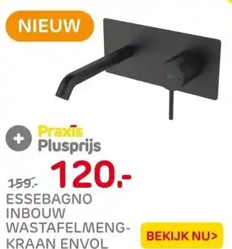 Praxis Essebagno inbouw wastafelmengkraan Envol aanbieding