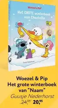 Primera Woezel & Pip Het grote winterboek van Naam aanbieding