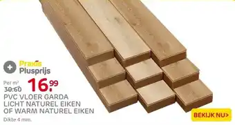 Praxis PVC vloer - Warm Naturel Eiken - Micro aanbieding