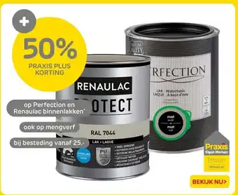 Praxis Perfection en Renaulac binnenlakken aanbieding