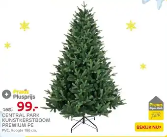 Praxis Central Park Kunstkerstboom Premium - aanbieding