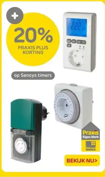 Praxis Sencys timers aanbieding