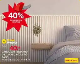 Praxis CanDo Lattenwand Decowall Acoustic Ton aanbieding