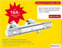 Praxis Grohe Thermostatische Douchekraan aanbieding