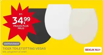 Praxis WC-bril Vegas - Duroplast - Softclose - aanbieding