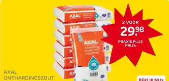 Praxis Axal zouttabletten voor waterverzachter aanbieding