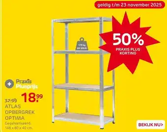 Praxis Avasco Stellingkast - Optima - aanbieding