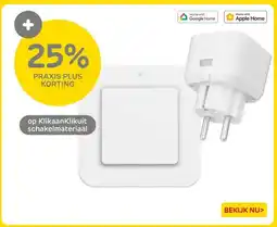 Praxis Klikaanklikuit schakelmateriaal aanbieding