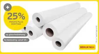 Praxis glasvliesbehang aanbieding