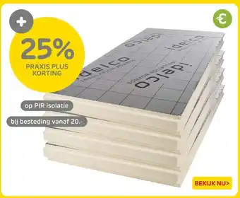 Praxis PIR isolatie aanbieding