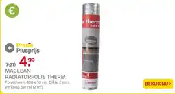 Praxis Maclean Radiatorfolie Therm - Polyetheen aanbieding