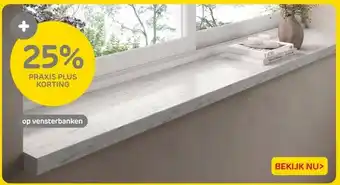 Praxis op vensterbanken aanbieding