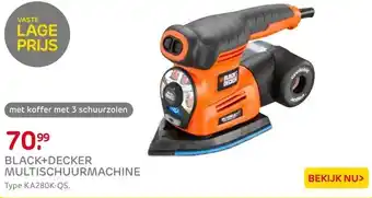 Praxis Black + Decker multischuurmachine KA280K aanbieding