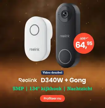 Paradigit Video deurbel aanbieding